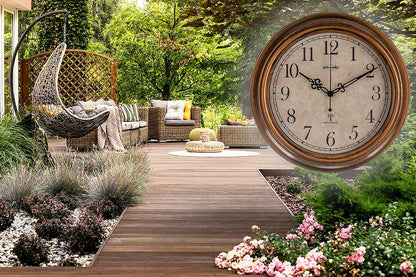 AMS Wall Clock 30x30x5 cm Plastic • Radio-controlled • Precise