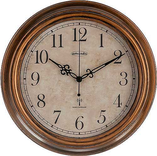 AMS Wall Clock 30x30x5 cm Plastic • Radio-controlled • Precise