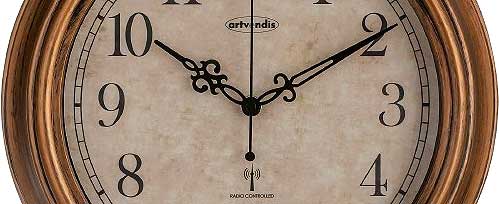 AMS Wall Clock 30x30x5 cm Plastic • Radio-controlled • Precise