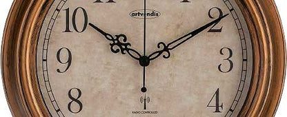 AMS Wall Clock 30x30x5 cm Plastic • Radio-controlled • Precise