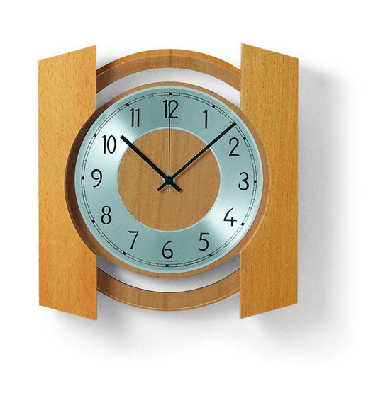 Horloge murale AMS Ø 27 cm • Mouvement radio-piloté précis • Design intemporel