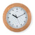 Horloge murale AMS 31x31x5 cm bois • Radio-pilotée • Design moderne