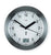 AMS Wall Clock 17 cm Ø Aluminium • Radio-Controlled • Waterproof & with Temperature