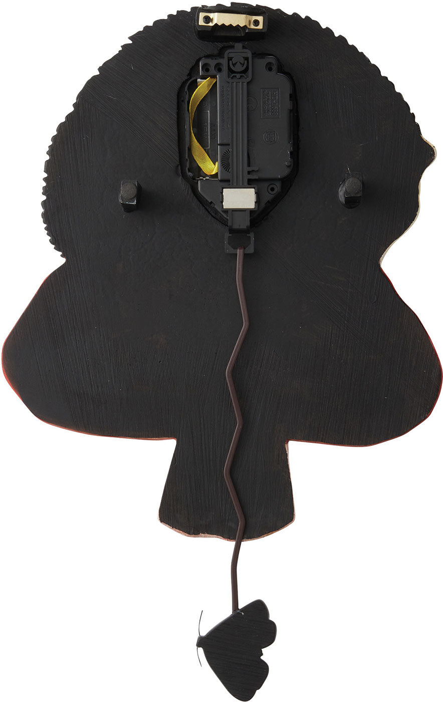 Allen Designs Wall Clock 28.5x23.0x6.0 cm Plastic • Streamlined Design • With Pendulum