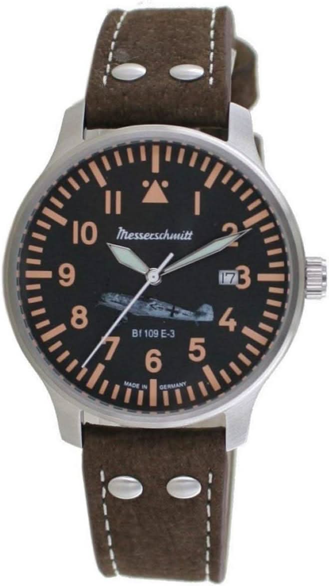 Messerschmitt BF109E BF109E-3-A Herrenuhr • Made in Germany • Pilot