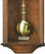 AMS Horloge murale 53x27x13 cm bois • Mouvement mécanique de 14 jours • Arrêt manuel de la sonnerie