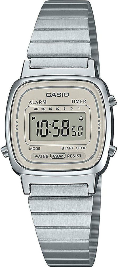 Casio Vintage LA670WEA-8AEF Damenuhr • Kultiges Retro-Design • 7 Preset Timer