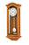 AMS Wanduhr 66x26 cm Holz • Mechanisches Uhrwerk • BimBam Schlagwerk