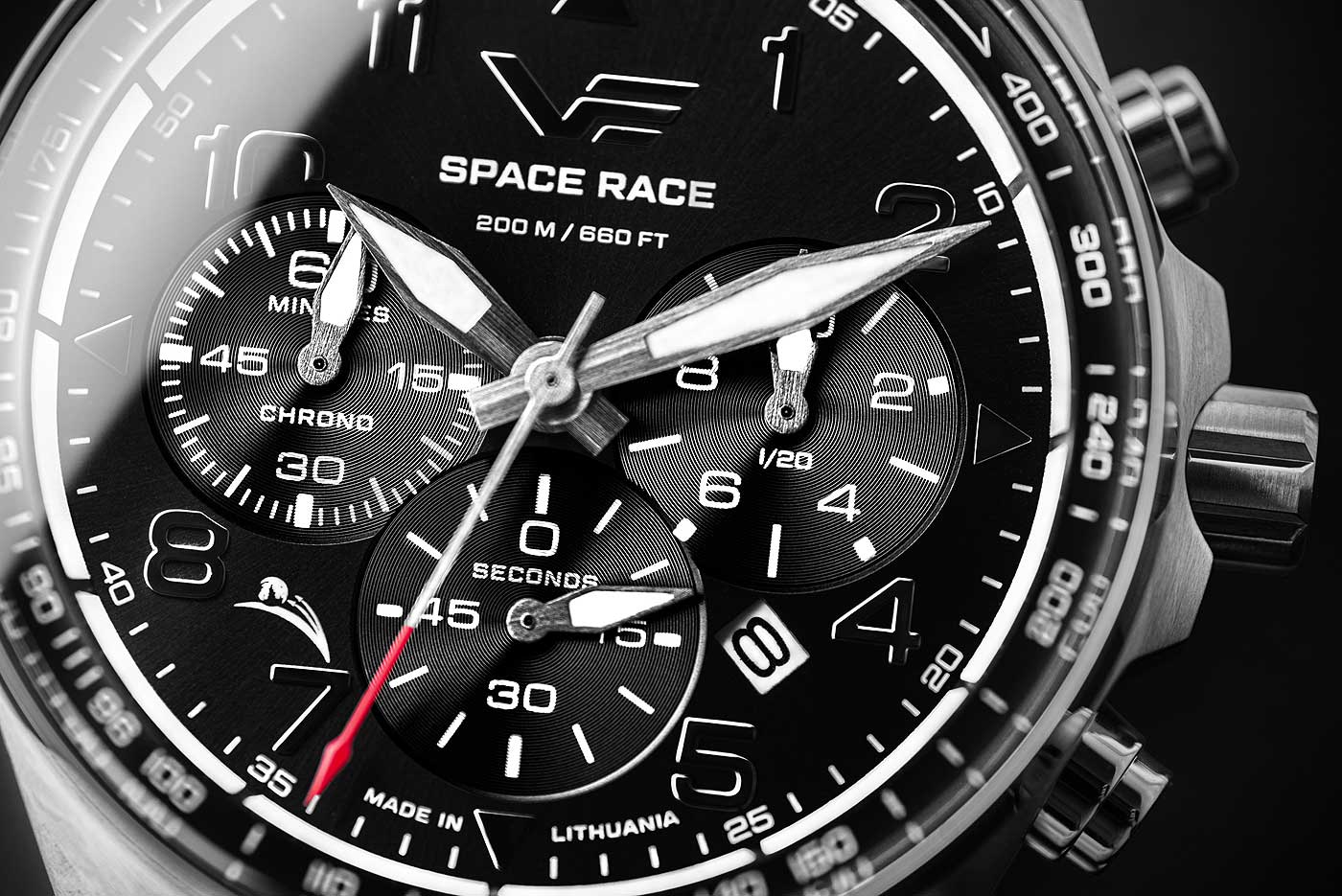 Vostok Europe Space Race 6S20-325A741 Herrenuhr • K1 Sicherheitsglas • 20 ATM