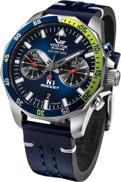 Vostok Europe Rocket N1 6S21-225A708 Herrenuhr • 20 ATM • Gehärtetes K1 Glas