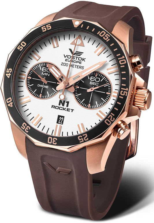 Montre pour homme Vostok Europe N1 Rocket 6S21-225B619 • Chronographe à quartz • Étanchéité 20 bar