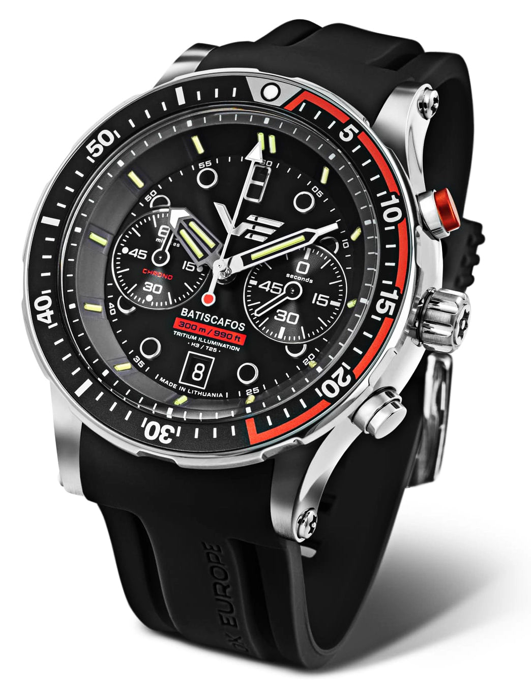 Vostok Europe Batiscafos 6S21-511A771 Herrenuhr • Tritium-Leuchtquellen • 30 ATM