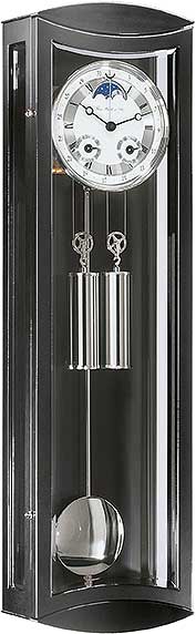 Hermle Wanduhr 78,5x22x11,5 cm Holz • Mechanisches Uhrwerk • Ewiger Kalender