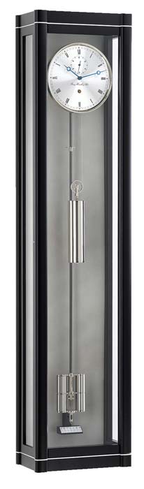 Hermle Wall Clock 133x30.5x19 cm Wood • 31-Day Precision Movement • Hand-Polished Case