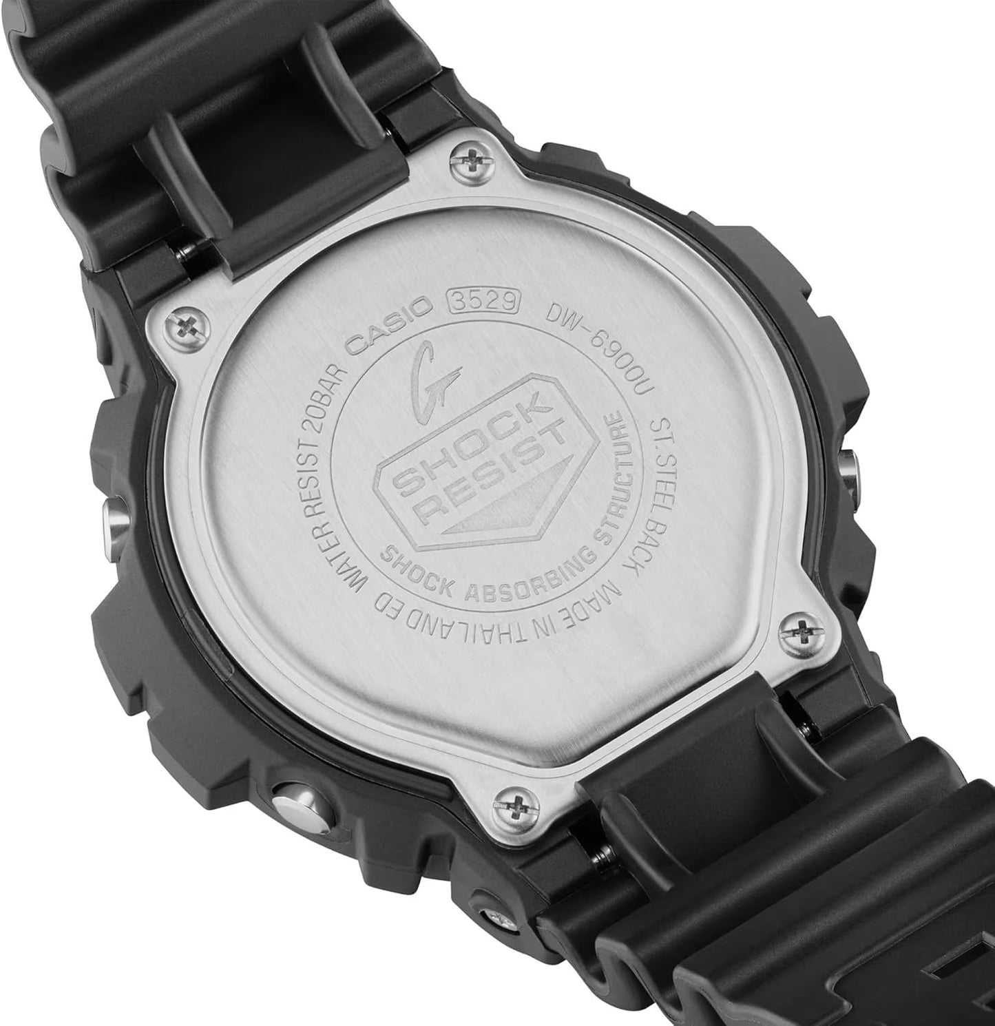 Casio G-Shock DW-6900U-1ER Herrenuhr • Extreme Stoßfestigkeit • 20 Bar