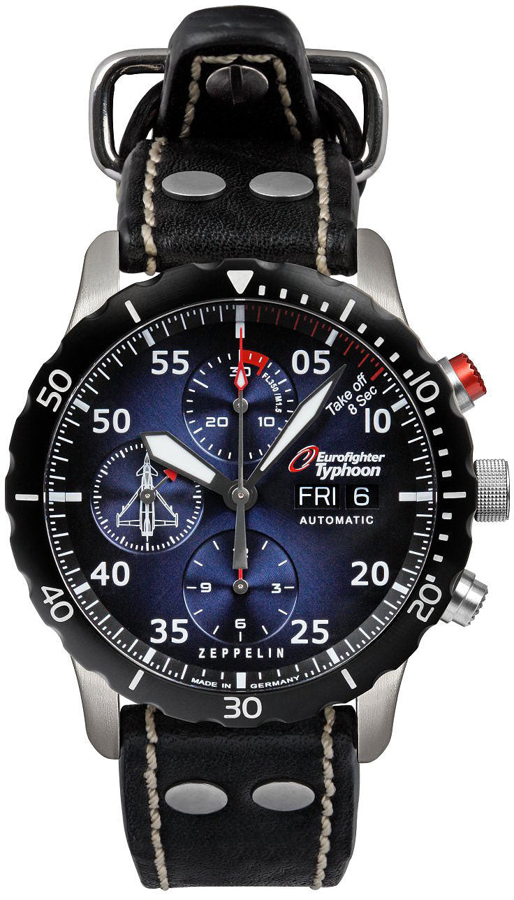 Zeppelin 100 Years 8618-3 Men's Watch • Automatic Chronograph • Sapphire Crystal