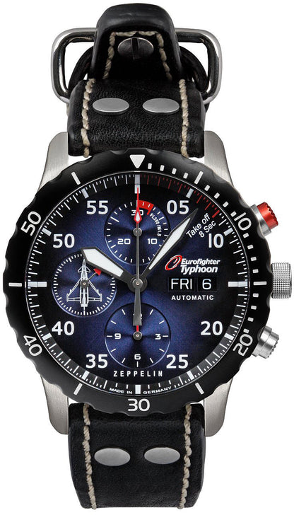 Zeppelin 100 Years 8618-3 Men's Watch • Automatic Chronograph • Sapphire Crystal