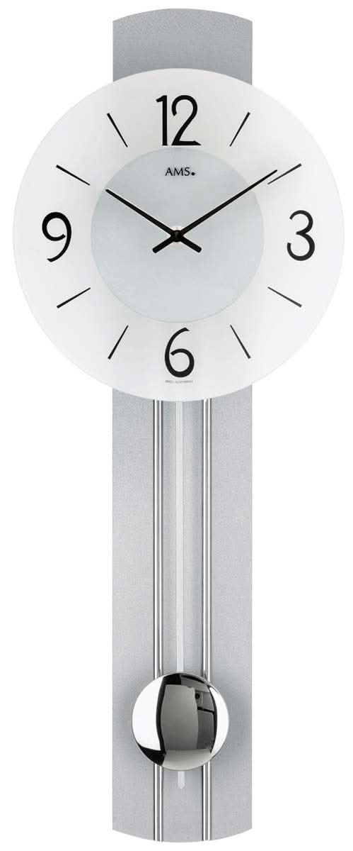 Horloge murale AMS 60x23x7 cm bois • Design moderne • Made in Germany