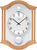 Horloge murale AMS 34x26x6 cm en bois • Double pendule • Design élégant