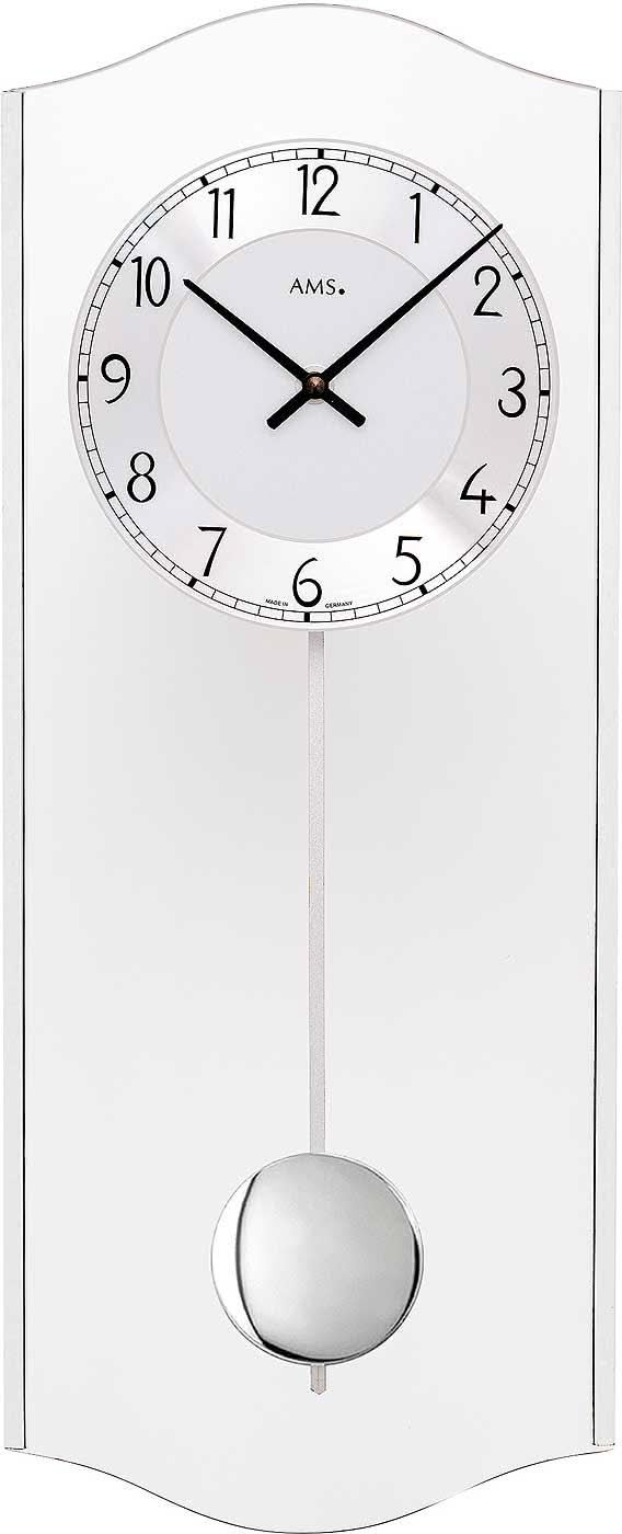 AMS Horloge murale 50x20x5 cm verre • Design moderne • Pendule