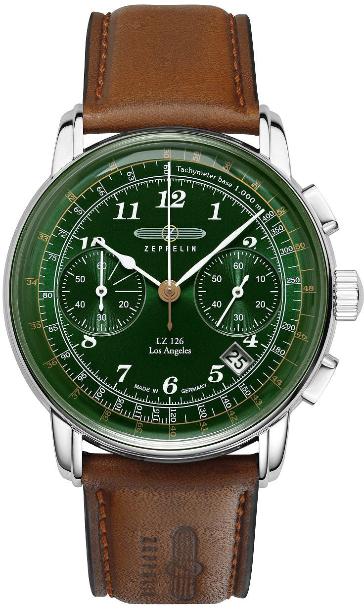 Zeppelin LZ126 Los Angeles 7614-4 Montre Homme • Mouvement à quartz • Chronographe