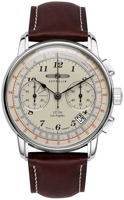Zeppelin New Captain's Line 8711-8 Montre pour homme • Automatique • Verre saphir