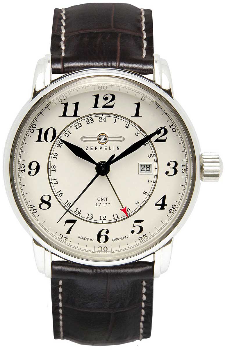 Montre pour homme Zeppelin LZ 127 Graf Zeppelin 7642-5 • Fonction GMT • Design classique