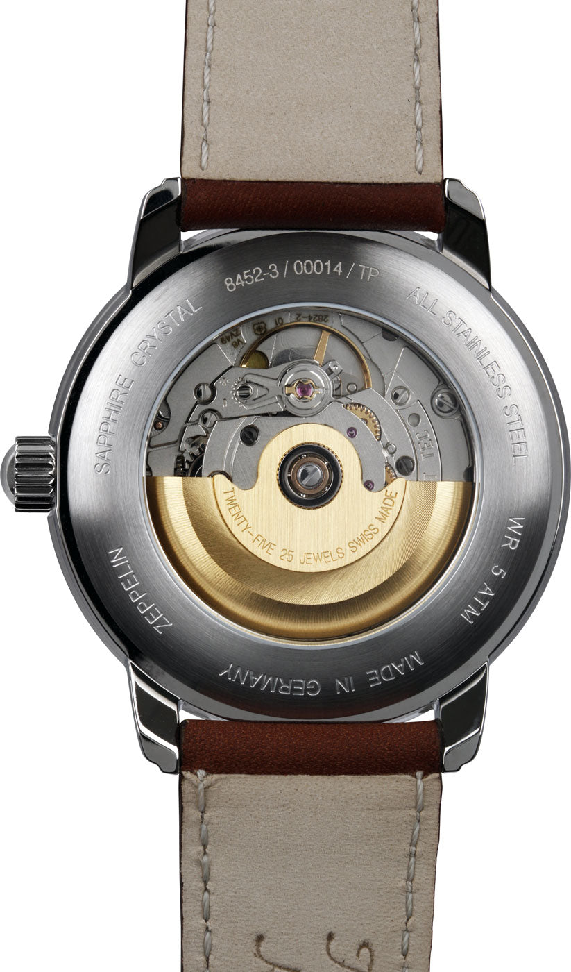 Montre pour homme Zeppelin Atlantic Automatic 8452-3 • Automatique • Verre saphir