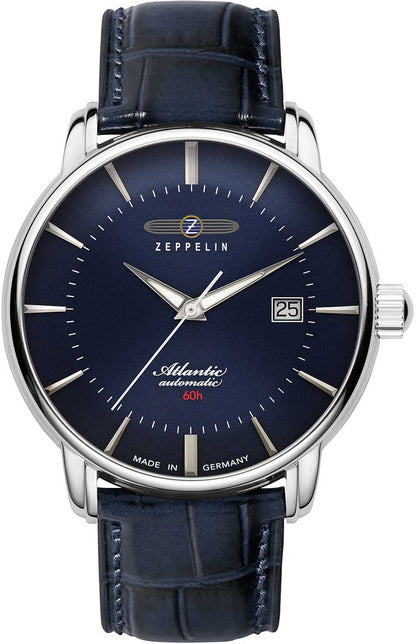 Zeppelin Atlantic 8460-3 Herrenuhr • Made in Germany • Historisches Flieger-Design