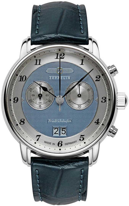 Zeppelin Friedrichshafen 8584-3 Herrenuhr • Made in Germany • Gewölbtes K1 Sicherheitsglas