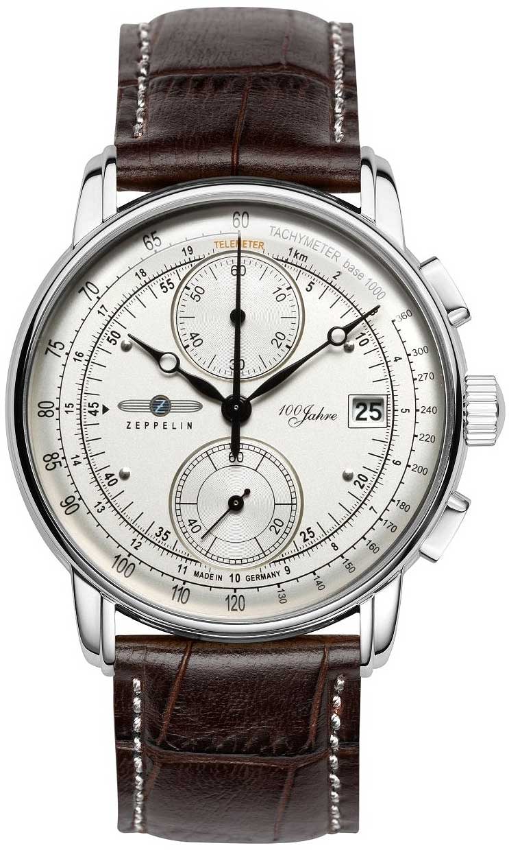 Zeppelin 100 Years Zeppelin 8670-1 Men's Watch • Chronograph • Made in Germany