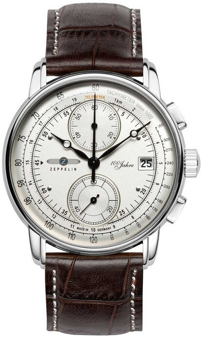 Zeppelin 100 Years Zeppelin 8670-1 Men's Watch • Chronograph • Made in Germany
