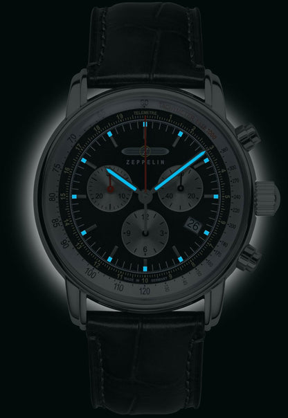 Zeppelin LZ 14 Marine 8888-2 Herrenuhr • Made in Germany • Historisches Marine-Design