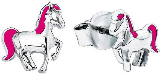 Prinzessin Lillifee 9048519 Ohrstecker Pferd pink aus 925 Sterling Silber