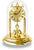 Haller Table Clock 30x20 cm Plastic, Brass, Glass • Silent Quartz Movement • Roman Numerals