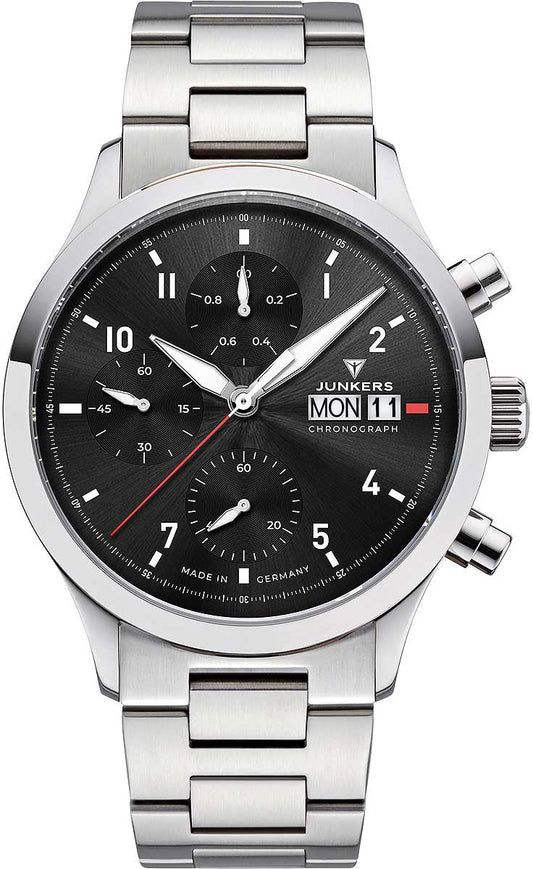 Junkers Cockpit 9.14.01.02.M Men's Watch • Chronograph • Sapphire Crystal