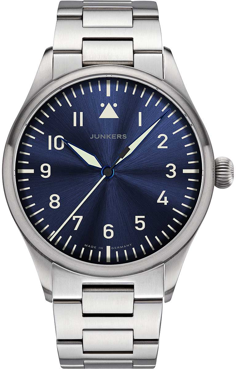 Junkers 100 Years Bauhaus 9090102 Montre unisexe • Mouvement à quartz précis • Boîtier robuste en acier inoxydable