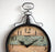 Horloge murale AMS 47x32x6 cm métal • Mouvement à quartz silencieux • Design moderne