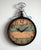Horloge murale AMS 47x32x6 cm métal • Mouvement à quartz silencieux • Design moderne