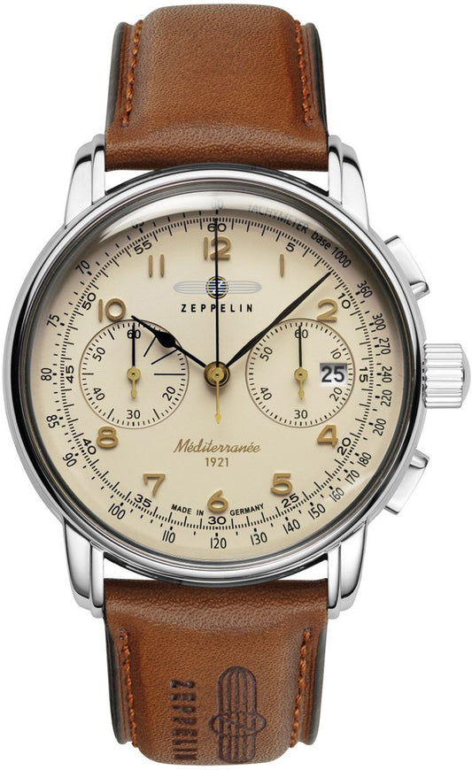 Zeppelin Méditerranée 9670-5 Herrenuhr • Made in Germany