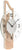 Horloge murale AMS 42x27x9 cm bois • Design moderne • Mouvement à quartz
