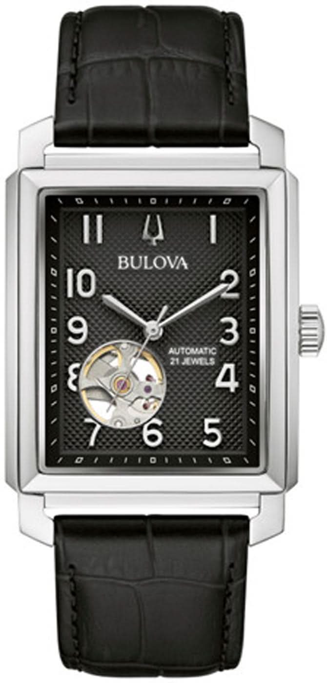 Bulova Sutton 96A269 Herrenuhr • Automatik • Offene Unruh