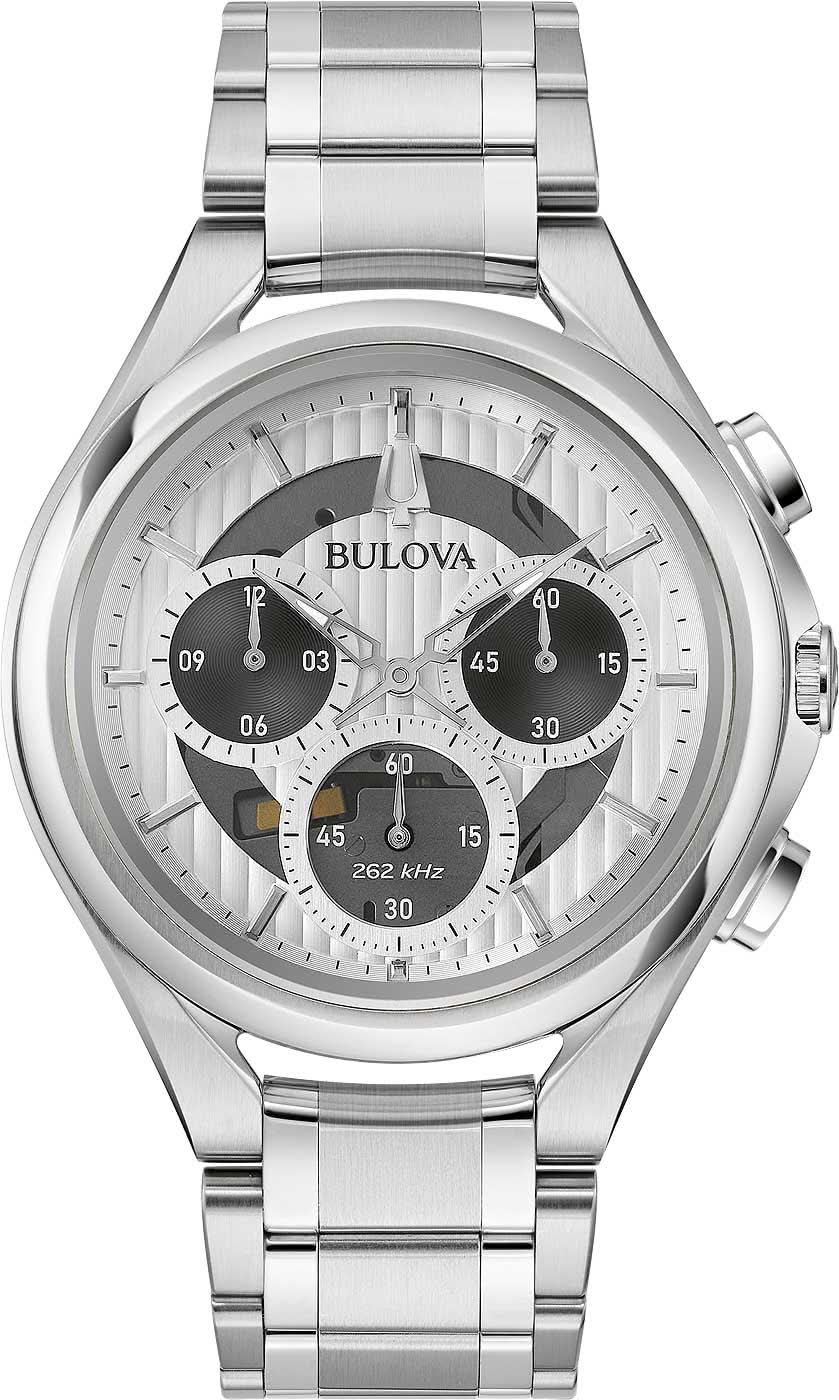 Montre Homme Bulova Curv 96A301 • Quartz Haute Performance • Verre Saphir