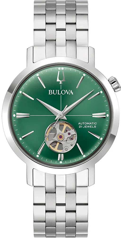 Bulova Aerojet 96A319 Men's Watch • Automatic Movement • Mineral Glass