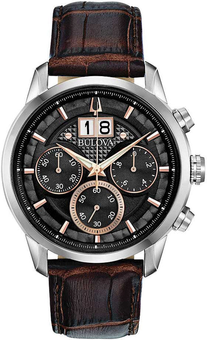 Montre pour Homme Bulova Classic Sutton 96B311 • Chronographe • Affichage de la date