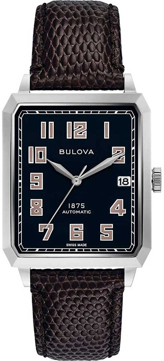 Montre pour homme Bulova Joseph Bulova 96B332 • Automatique suisse • Verre saphir