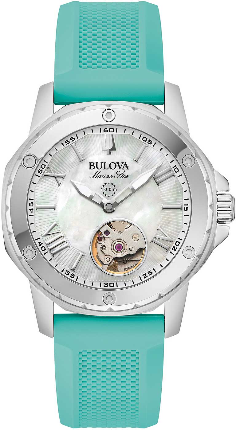 Bulova Marine Star Automatic 96L325 Women's Watch • Automatic • Sapphire Crystal