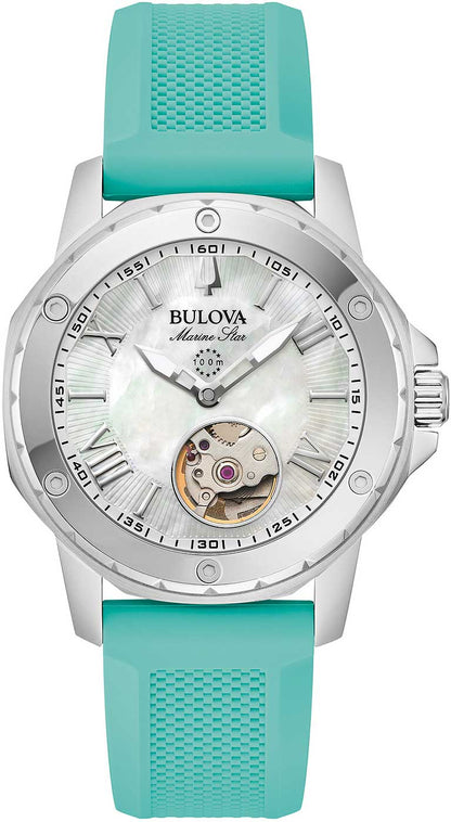 Bulova Marine Star Automatic 96L325 Women's Watch • Automatic • Sapphire Crystal