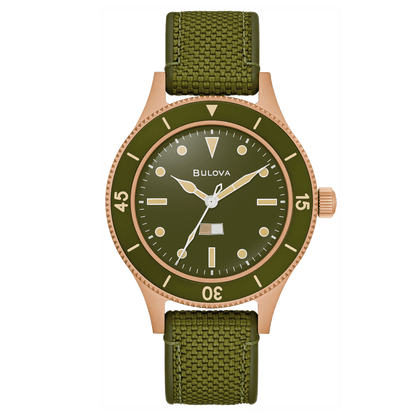 Bulova MIL SHIPS 98A324 Herren Uhr • Automatikwerk • Saphirglas