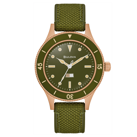 Bulova MIL SHIPS 98A324 Herren Uhr • Automatikwerk • Saphirglas